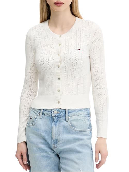 Cardigan traforato Tommy Jeans | DW0DW20966YBL